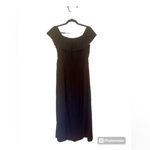 Never been worn long black dress!